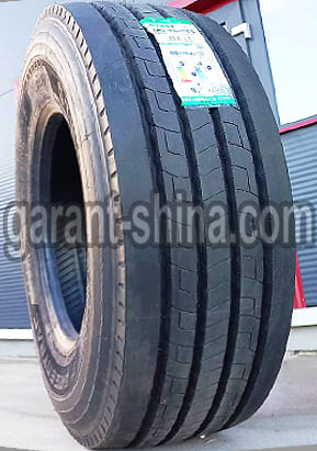 Greentrac GTRS1 (рулевая) 385/65 R22.5 164K 20PR - Фото реальной шины с этикеткой